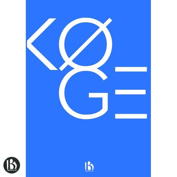 Kge (4600) - Typografisk - Lys bl