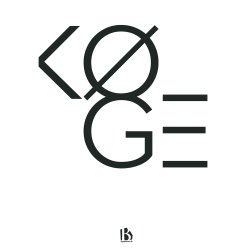 Kge (4600) - Typografisk - Sort p hvid
