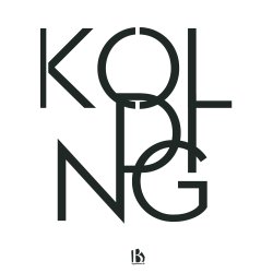 Kolding (6000) - Typografisk - Sort p� hvid