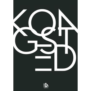 Kongsted (4683) - Typografisk - Hvid p sort
