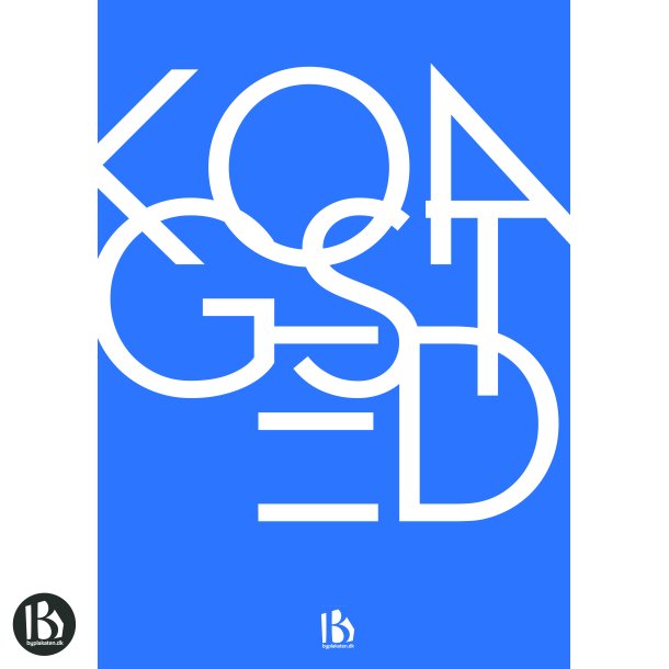Kongsted (4683) - Typografisk - Lys bl