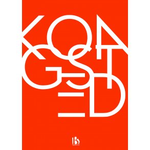 Kongsted (4683) - Typografisk - Dyb orange