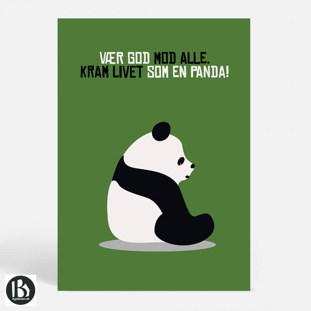 Kram livet - Junglegrn - Sjove plakater