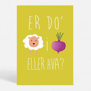 Er do' lam i roen? - Sjove plakater