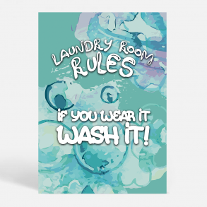 The Laundry Rules - Sjove plakater