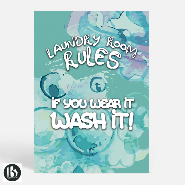 The Laundry Rules - Sjove plakater