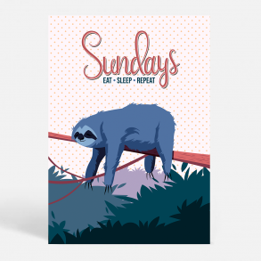 Lazy Sundays - Sjove plakater