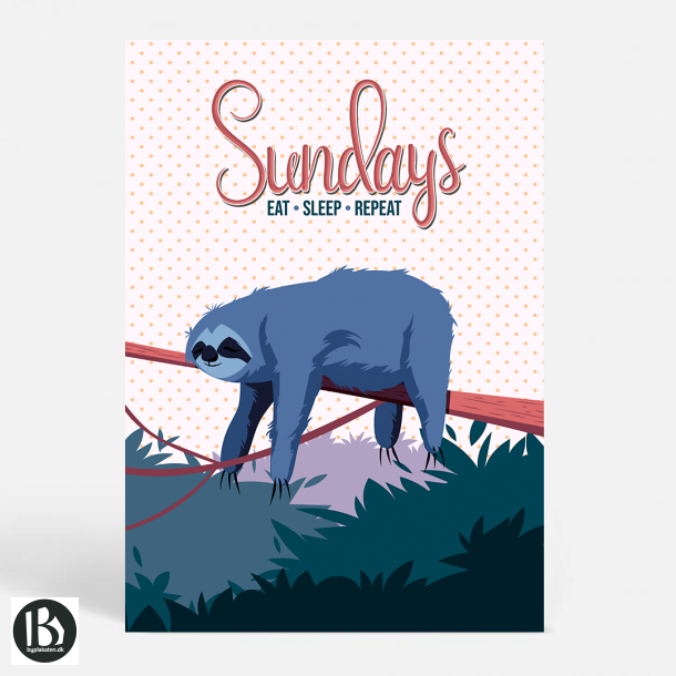 Lazy Sundays - Sjove plakater