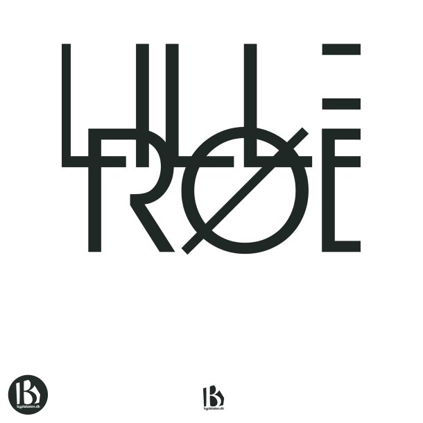 Lillerd (3450) - Typografisk - Sort p hvid