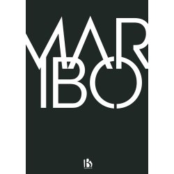 Maribo (4930) - Typografisk - Hvid p sort