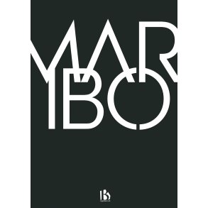 Maribo (4930) - Typografisk - Hvid p sort