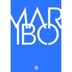 Maribo (4930) - Typografisk - Lys bl
