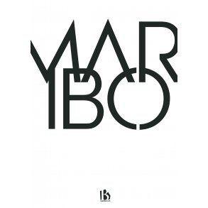 Maribo (4930) - Typografisk - Sort p hvid