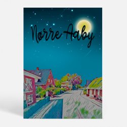 N�rre Aaby (5580) - Kunstnerisk - by Night