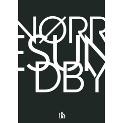 Nrresundby (9400) - Typografisk - Hvid p sort