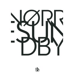 Nrresundby (9400) - Typografisk - Sort p hvid