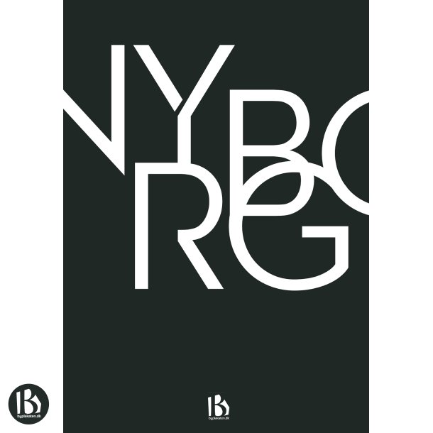 Nyborg (5800) - Typografisk - Hvid p sort