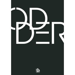 Odder (8300) - Typografisk - Hvid p sort