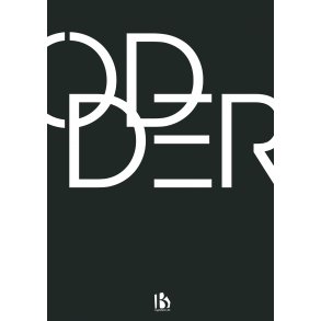 Odder (8300) - Typografisk - Hvid p sort