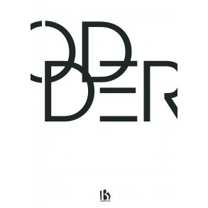 Odder (8300) - Typografisk - Sort p hvid