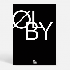 lby (4600) - Typografisk - Hvid p sort