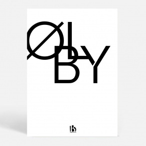 lby (4600) - Typografisk - Sort p hvid