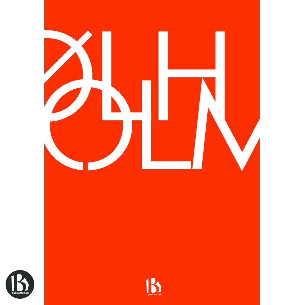 lholm (7160) - Typografisk - Dyb orange