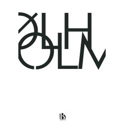 lholm (7160) - Typografisk - Sort p hvid