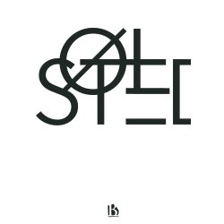 lsted (3310) - Typografisk - Sort p hvid