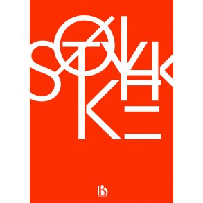 lstykke (3650) - Typografisk - Dyb orange