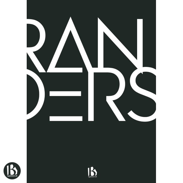 Randers (8900) - Typografisk - Hvid p sort