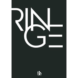 Ringe (5750) - Typografisk - Hvid p sort