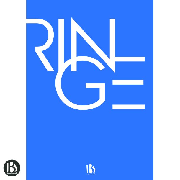 Ringe (5750) - Typografisk - Lys bl