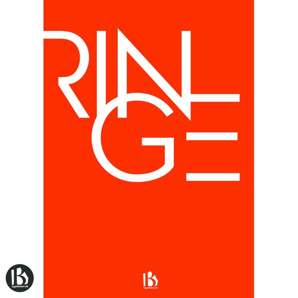 Ringe (5750) - Typografisk - Dyb orange