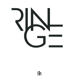 Ringe (5750) - Typografisk - Sort p hvid