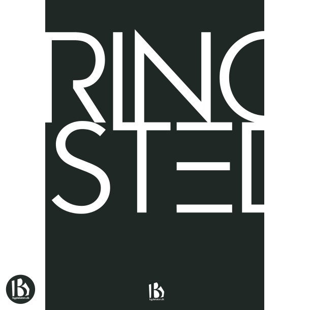 Ringsted (4100) - Typografisk - Hvid p sort