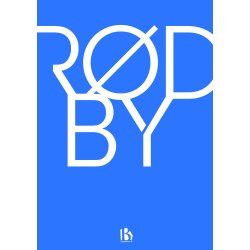Rdby (4970) - Typografisk - Lys bl