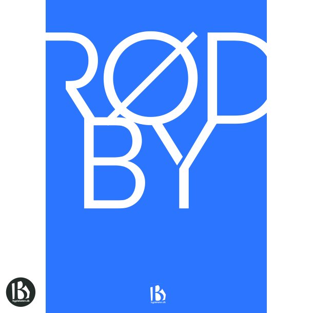Rdby (4970) - Typografisk - Lys bl