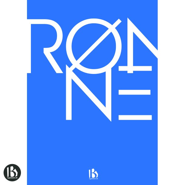 R�nne (3700) - Typografisk - Lys bl�