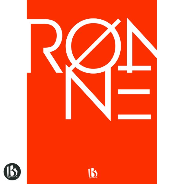 R�nne (3700) - Typografisk - Dyb orange