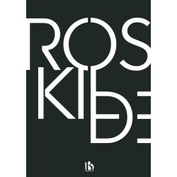 Roskilde (4000) - Typografisk - Hvid p sort