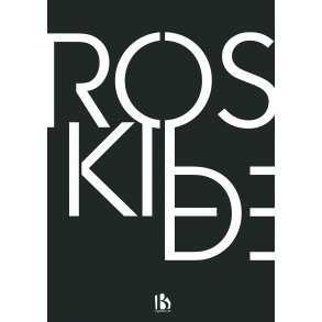 Roskilde (4000) - Typografisk - Hvid p sort