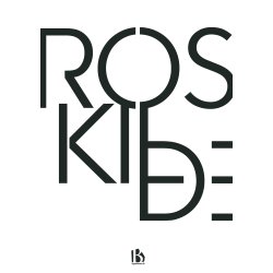 Roskilde (4000) - Typografisk - Sort p hvid