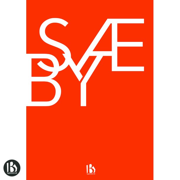Sby (9300) - Typografisk - Dyb orange