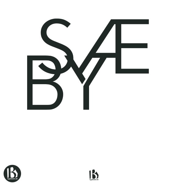 S�by (9300) - Typografisk - Sort p� hvid