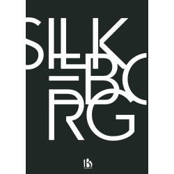 Silkeborg (8600) - Typografisk - Hvid p sort