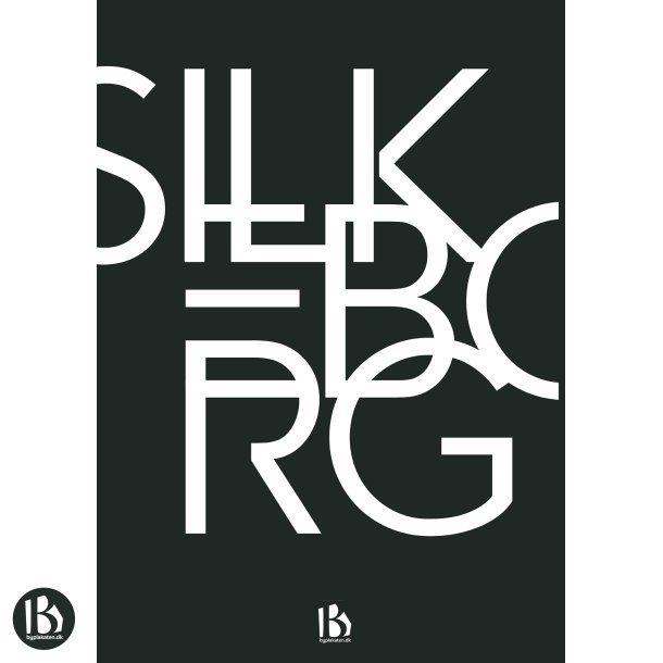 Silkeborg (8600) - Typografisk - Hvid p sort
