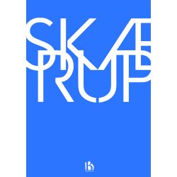 Skrup (7080) - Typografisk - Lys bl