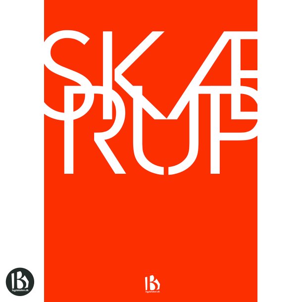 Skrup (7080) - Typografisk - Dyb orange