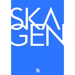 Skagen (9990) - Typografisk - Lys bl
